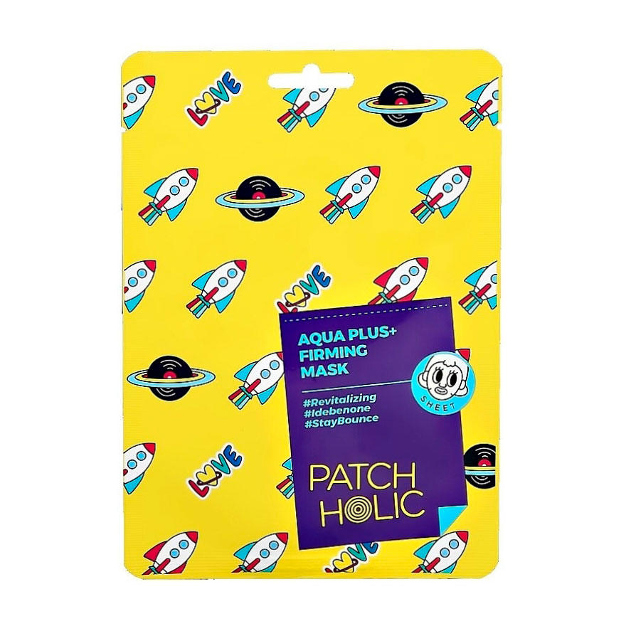 Зміцнювальна тканинна маска для обличчя Patch Holic Aqua Plus+ Firming Mask, 20 мл